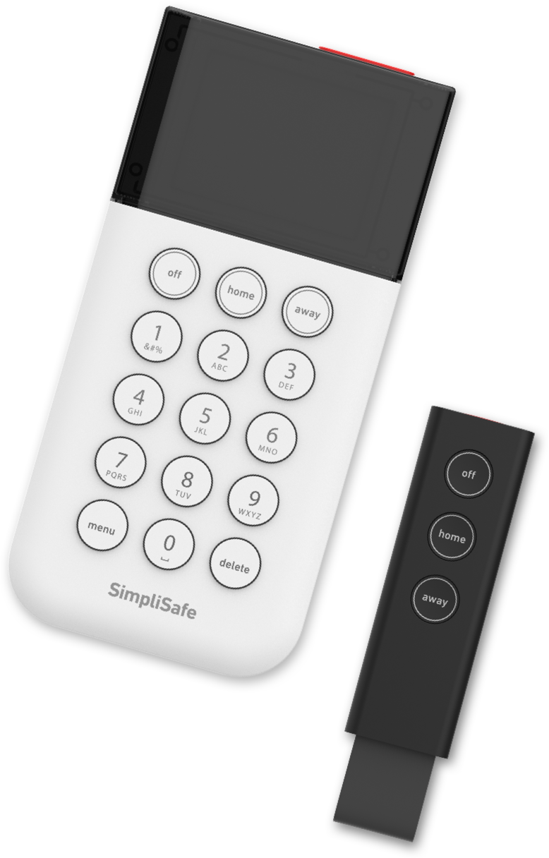 SimpliSafe Keypad and Key fob